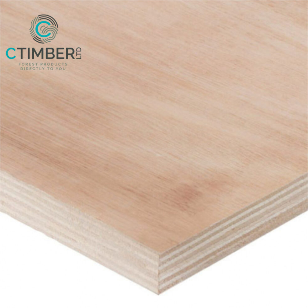 18mm Structural Hardwood Plywood Sheet 2440mm X 1220mm (8' X 4 ...