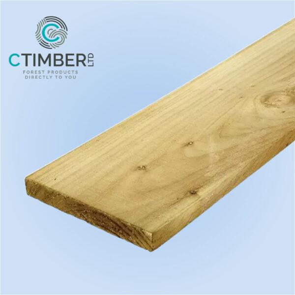 22 x 150 Green Treated (UC3) Gravel Board