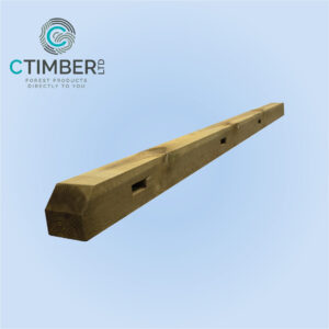 100 x 100mm 3 x Morticed Fence Post (4" x 4")