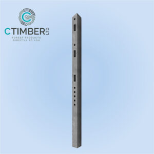 Concrete Morticed Post