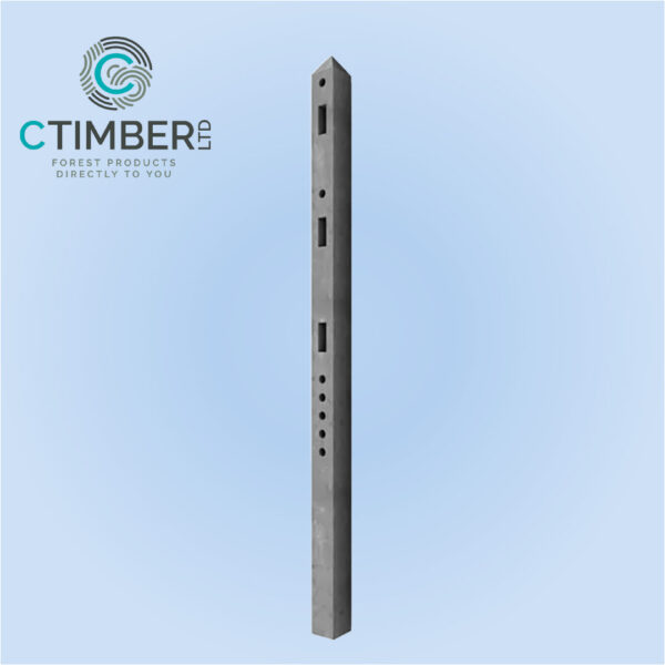 Concrete Morticed Post